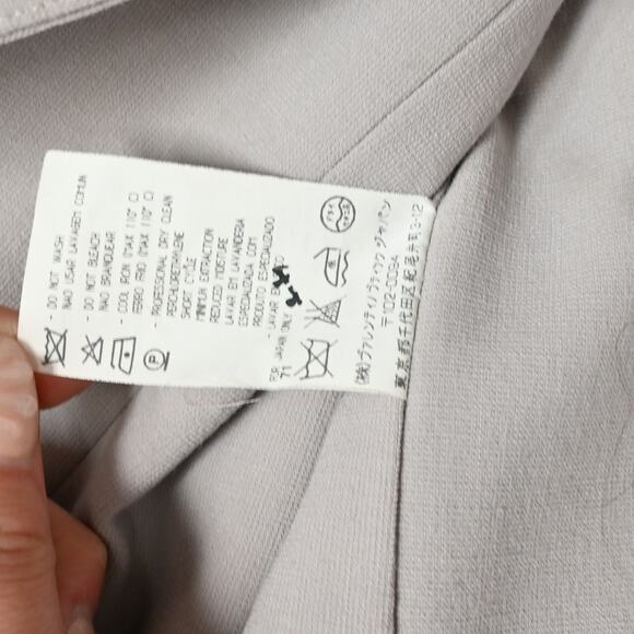 Valentino Boutique | Light Gray Wool-Blend Blazer Size: 10 - Picture 8 of 11